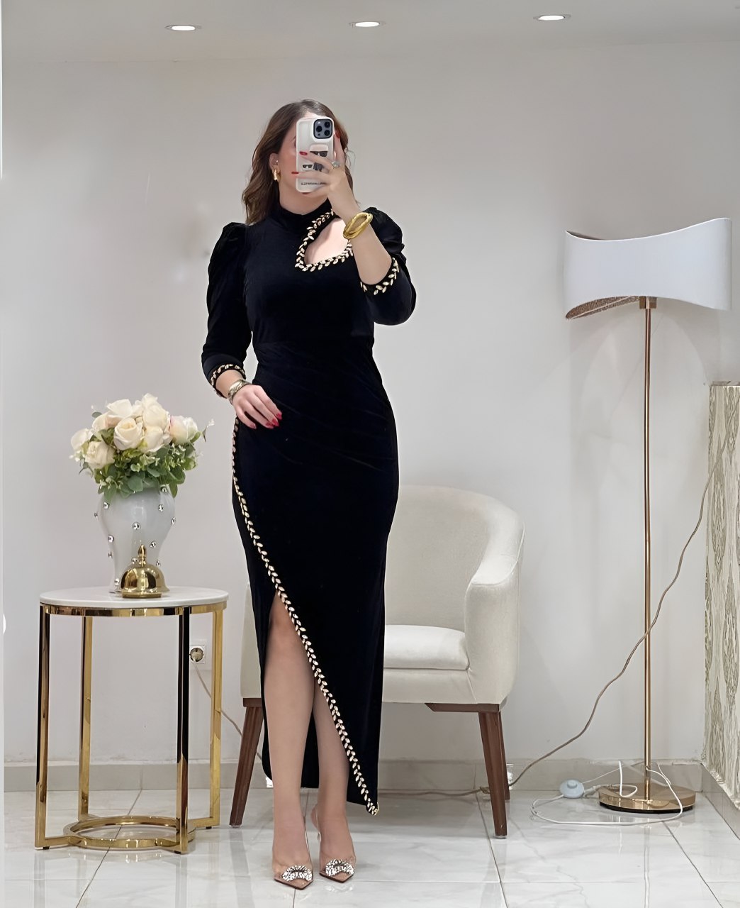 1764958403_545359412-1 ماکسی مجلسی غواصی با خرجکار نگین دوختی دلوان - تصویر 1