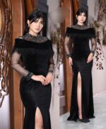 لباس مجلسی زنانه و دخترانه مدل پروا، ماکسی مجلسی ، لباس بلند مجلسی سایز ۳۸ الی ۵۲ - تصویر 3
