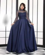 لباس مجلسی زنانه و دخترانه مدل ناریکا ، ماکسی مجلسی پوشیده ، لباس بلند مجلسی پوشیده سایز ۳۸ الی ۴۸ - تصویر 4