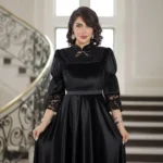 لباس مجلسی مخمل آرینا - تصویر 3