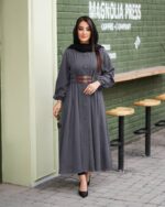 مانتو بلند زنانه مدل کرشمه - تصویر 5