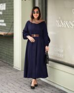 مانتو بلند زنانه مدل کرشمه - تصویر 7