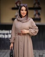 مانتو بلند زنانه مدل کرشمه - تصویر 12