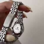 ساعت رولکس زنانه مدل DateJust صفحه صورتی بند استیل ضد آب - تصویر 4
