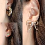 پک گوشواره ترند دخترانه استیل - تصویر 3