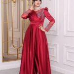 لباس مجلسی زنانه و دخترانه مدل آوا، ماکسی مجلسی ، لباس بلند مجلسی سایز ۳۸ الی ۵۰