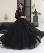 لباس مجلسی زنانه و دخترانه ، ماکسی مجلسی مدل گلرخ ، لباس بلند مجلسی سایز ۴۰ الی ۵۰