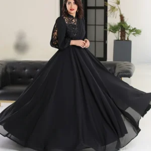 لباس مجلسی زنانه و دخترانه ، ماکسی مجلسی مدل گلرخ ، لباس بلند مجلسی سایز ۴۰ الی ۵۰
