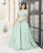 لباس مجلسی زنانه و دخترانه ، ماکسی مجلسی مدل دلنیا ، لباس بلند مجلسی سایز ۳۶ الی ۴۶ - تصویر 5
