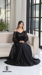 لباس مجلسی زنانه و دخترانه ، ماکسی مجلسی مدل الارا ، لباس مجلسی سایز ۳۸ الی ۴۶ - تصویر 5