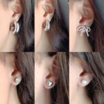 پک گوشواره ترند دخترانه استیل - تصویر 2