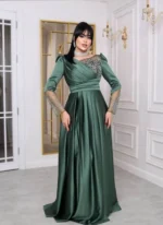 لباس مجلسی زنانه و دخترانه مدل آوا، ماکسی مجلسی ، لباس بلند مجلسی سایز ۳۸ الی ۵۰ - تصویر 3