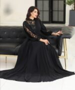 لباس مجلسی زنانه و دخترانه ، ماکسی مجلسی مدل گلرخ ، لباس بلند مجلسی سایز ۴۰ الی ۵۰ - تصویر 3