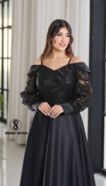 لباس مجلسی زنانه و دخترانه ، ماکسی مجلسی مدل الارا ، لباس مجلسی سایز ۳۸ الی ۴۶ - تصویر 6