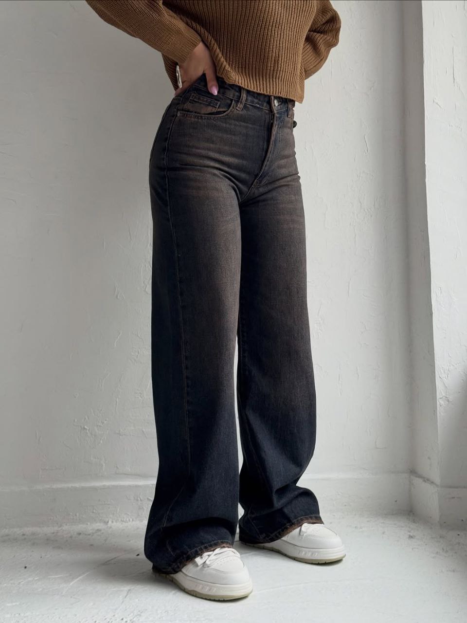 full-bag-jeans-women-2-1 شلوار فول بگ جین - تصویر 1