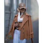 ترنچ کت و ژیله زنانه غزاله - تصویر 5