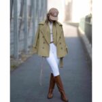 ترنچ کت و ژیله زنانه غزاله - تصویر 6