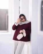 💖 مانتو کتی دخترانه چری زویا – عروسکی و ترند! ✨ - تصویر 3