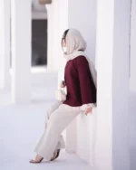 💖 مانتو کتی دخترانه چری زویا – عروسکی و ترند! ✨ - تصویر 4