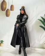 بارونی چرم. داخل آستر دار - تصویر 3