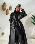 بارونی چرم. داخل آستر دار - تصویر 4