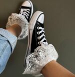 جوراب زنانه توری عروسکی دو لایه - تصویر 5