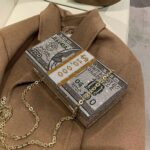 کیف دستی زنانه وارداتی طرح دلار - تصویر 2