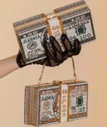 کیف دستی زنانه وارداتی طرح دلار - تصویر 6