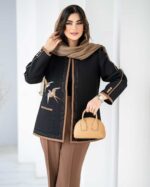 ✨کت شلوار مشکی زنانه مجلسی پرستو؛ ترکیبی از شیک‌پوشی و ترند سال! 😍